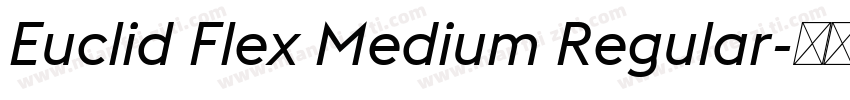 Euclid Flex Medium Regular字体转换